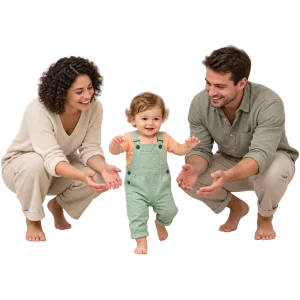 Je baby leren kruipen en lopen zonder te forceren