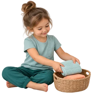 Je kind laten helpen in het huishouden met kleine klusjes